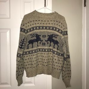 vintage cedar bend wool sweater